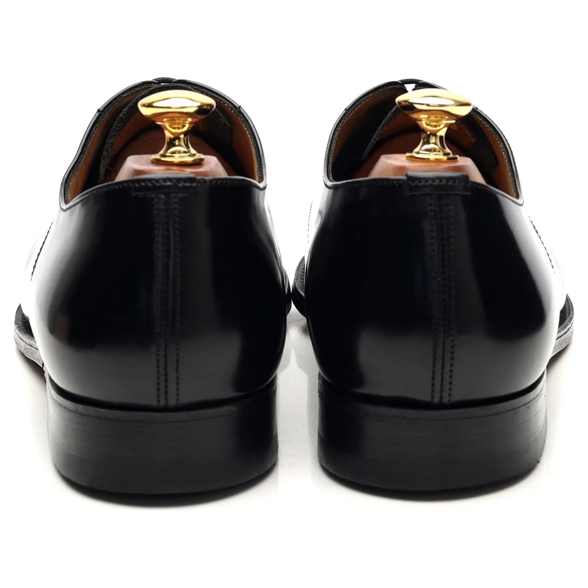 'Thames' Black Leather Oxford UK 9.5 F