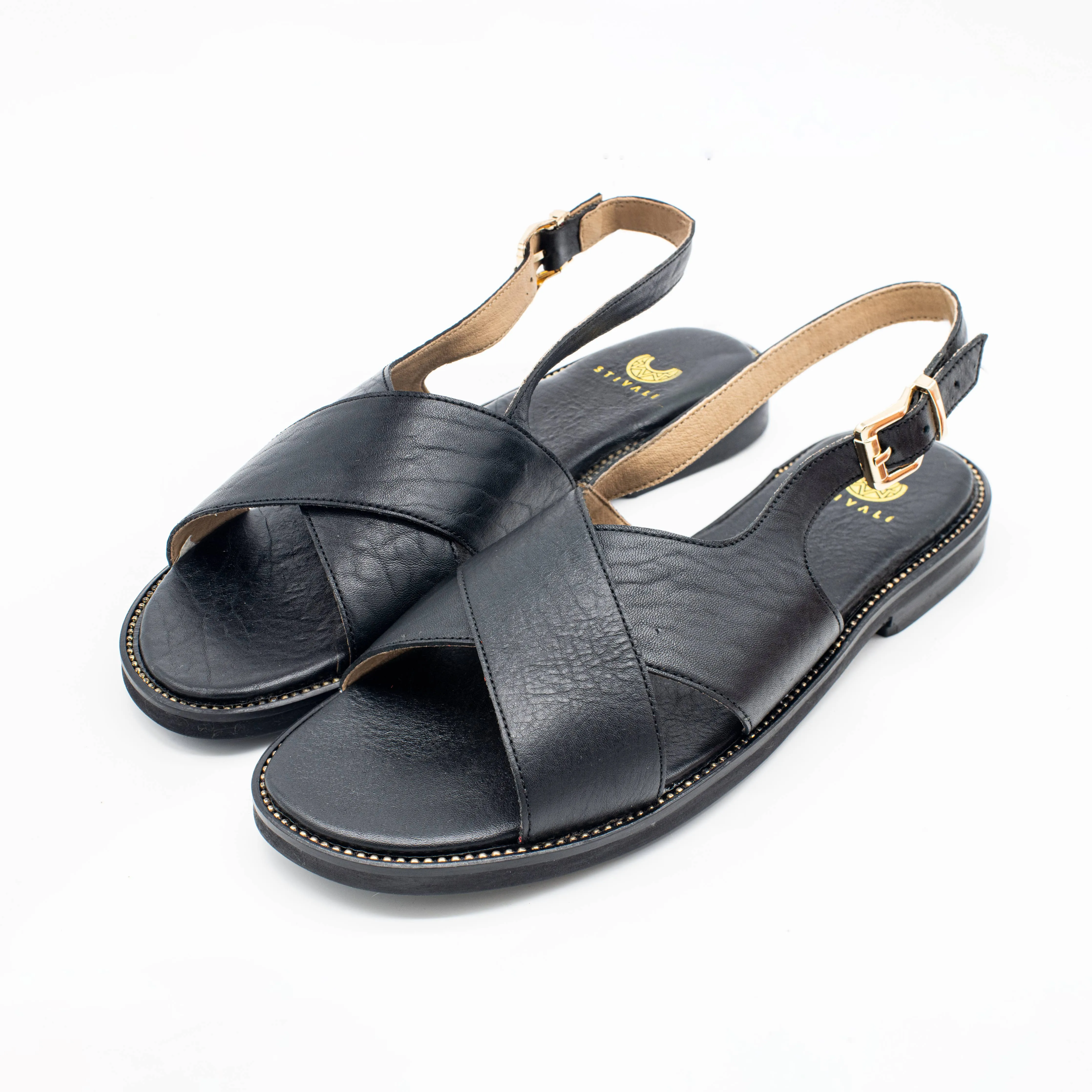 The Empower Sandals in Black