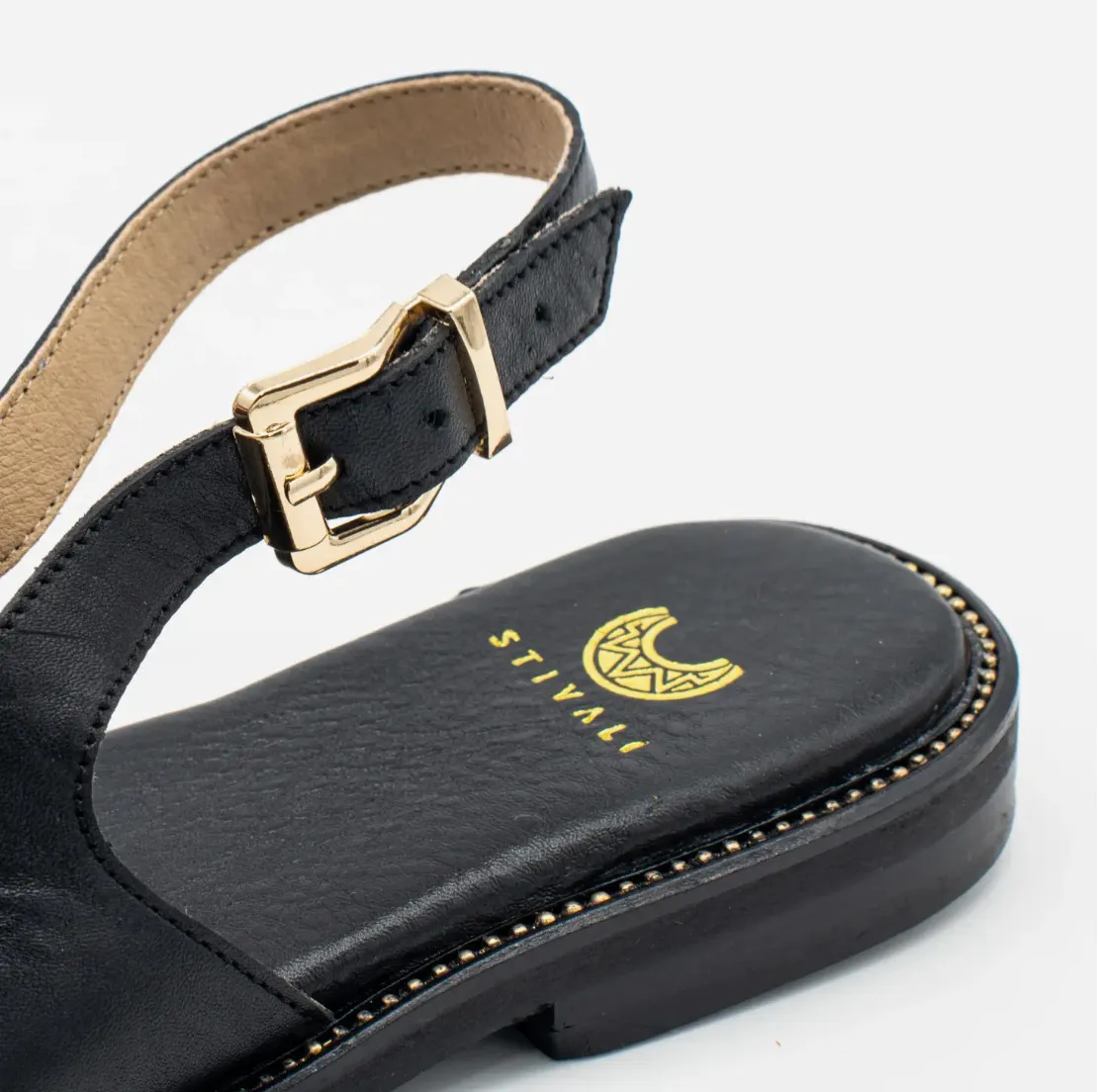 The Empower Sandals in Black