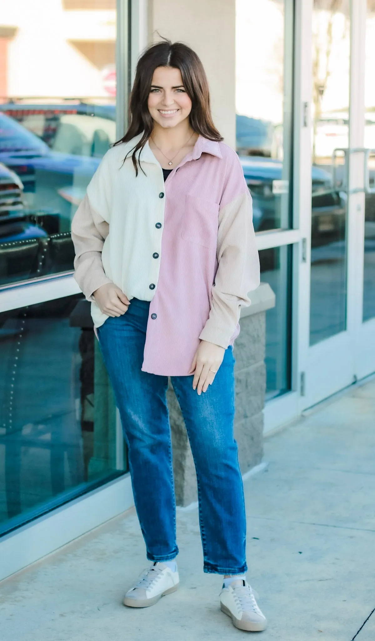 This is Forever Colorblock Shacket