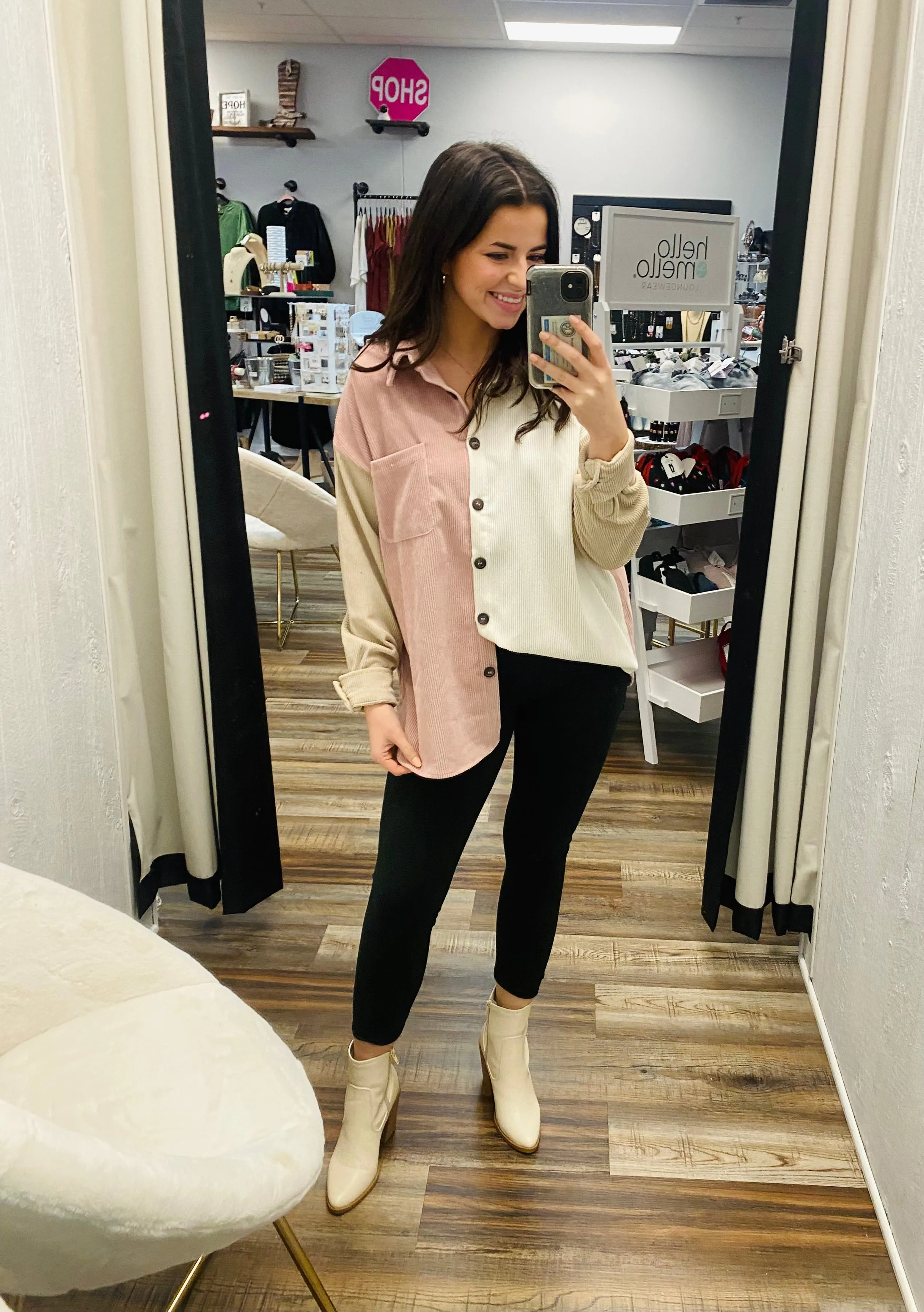 This is Forever Colorblock Shacket