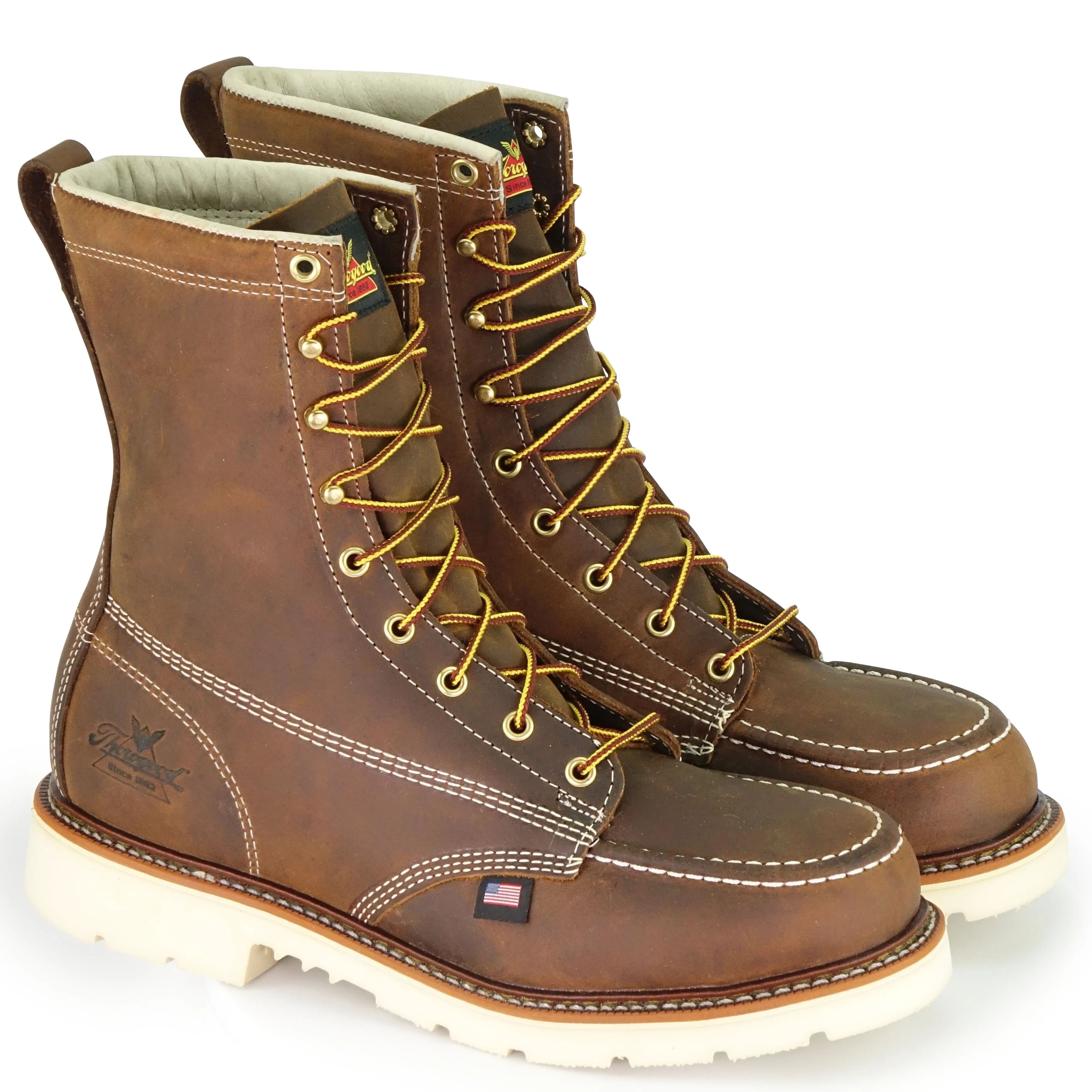 THOROGOOD AMERICAN HERITAGE 8″ TRAIL CRAZY HORSE SAFETY TOE