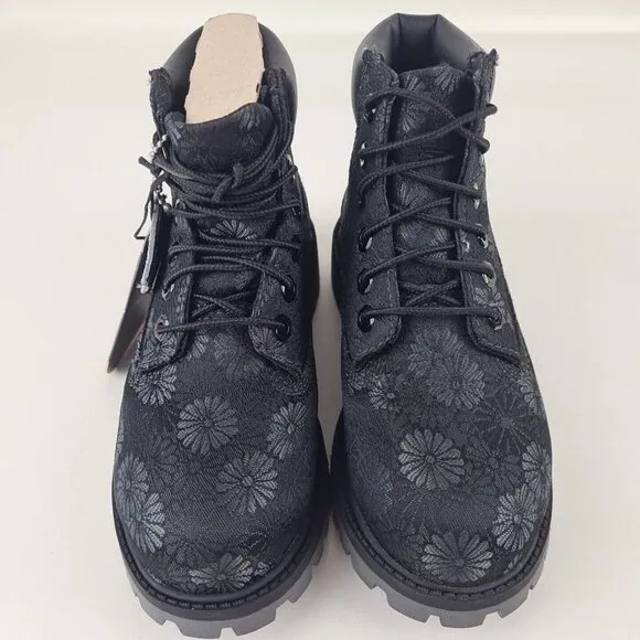 Timberland 6 IN Classic Boots TB0A177P Black Floral Outdoors Youth
