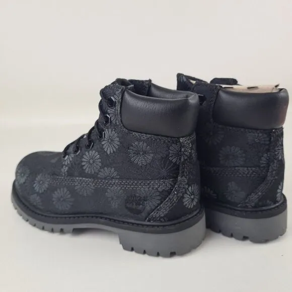 Timberland 6 IN Classic Boots TB0A177P Black Floral Outdoors Youth