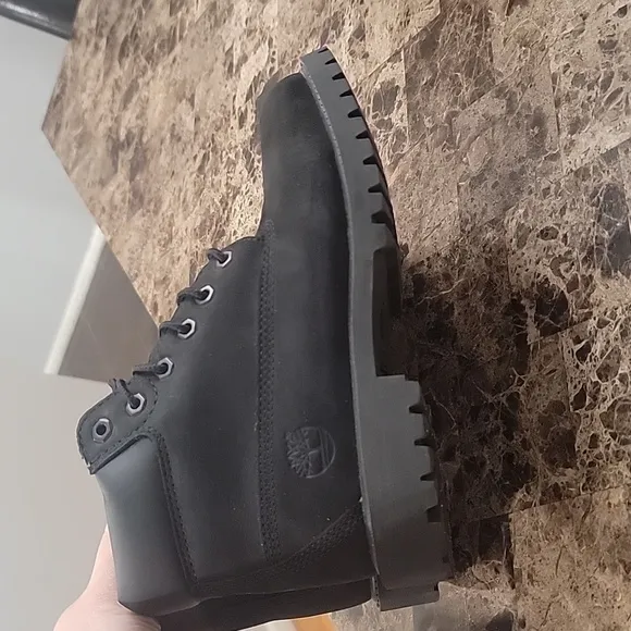Timberland 6% Premium Boots Youth Black Waterproof Classic Youth Size 3