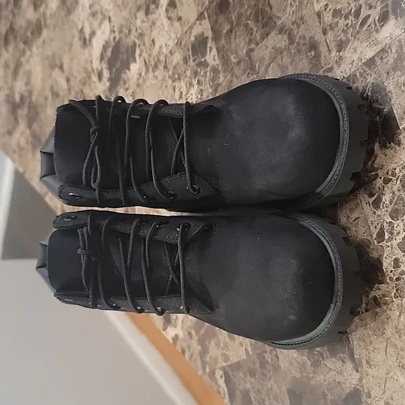 Timberland 6% Premium Boots Youth Black Waterproof Classic Youth Size 3