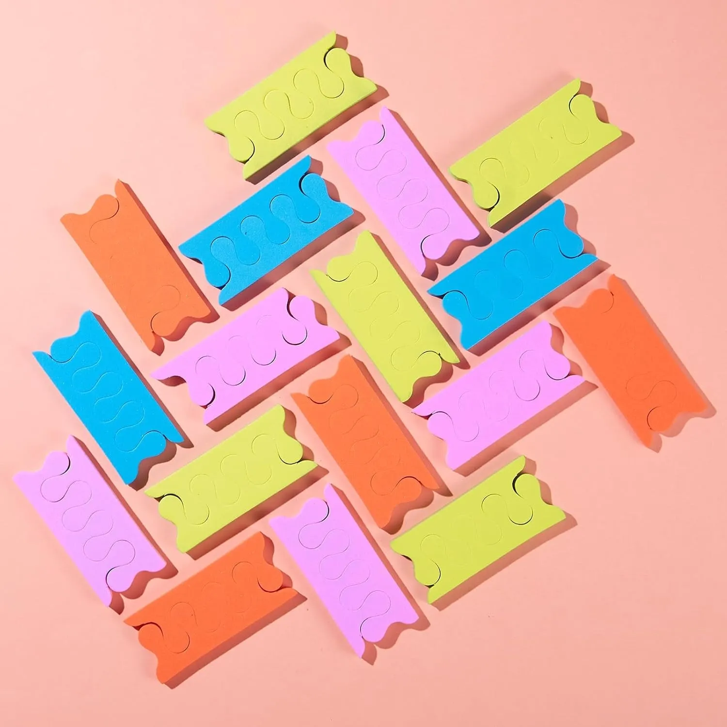 Toe Separator Pedicure Toe Separators Foam Bulk,200 PCS (100 Pairs) Toe Separators Pedicure for Nail Polish Nail Salon,For Women & Girls