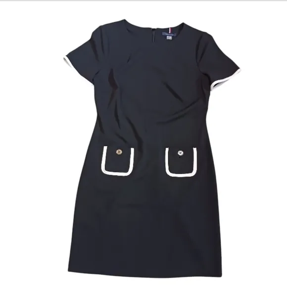 Tommy Hilfiger Sheath Dress Colorblocked