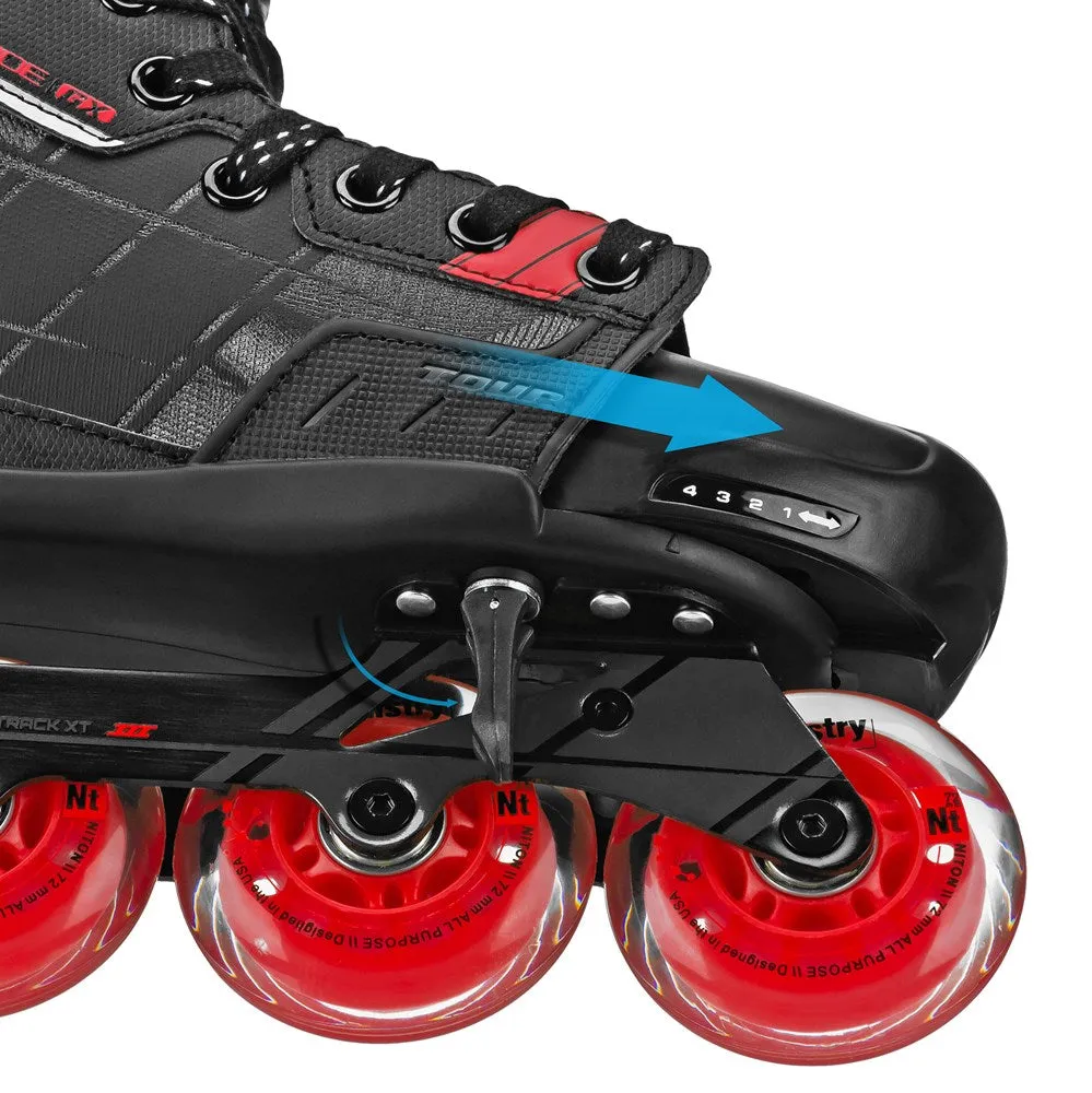 Tour Code GX Adjustable Inline Roller Hockey Skates