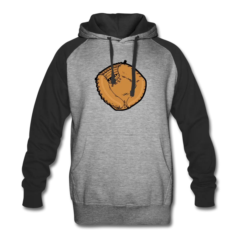 UNISEX BASEBALL GLOVE Colorblock Hoodie