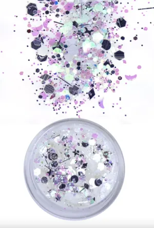 UV Iridescent White Glitter
