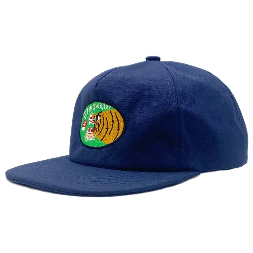 V Speshal Tiger Canvas Hat Blue