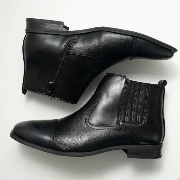 Vance Co. Men's Dress Boot -  Alex Cap Toe.