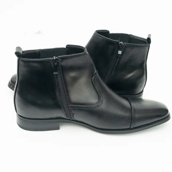 Vance Co. Men's Dress Boot -  Alex Cap Toe.