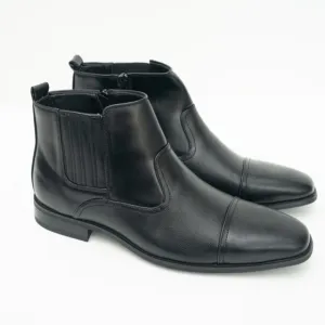 Vance Co. Men's Dress Boot -  Alex Cap Toe.