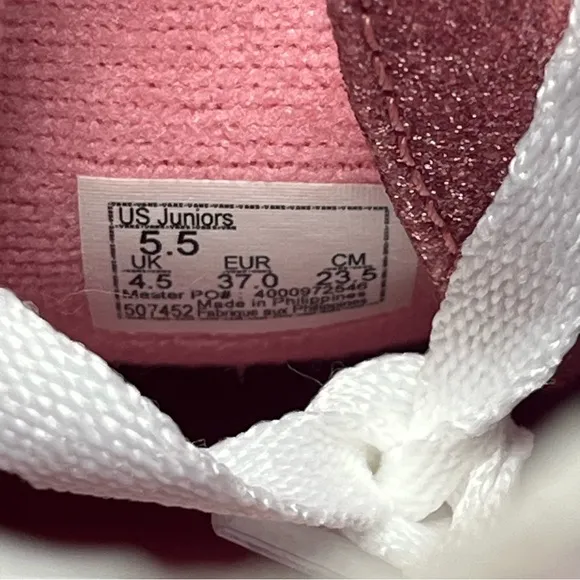 Vans Sk8-Hi Narwhal Shark Party Hi Tops Pink Glitter Sneakers Size 5.5