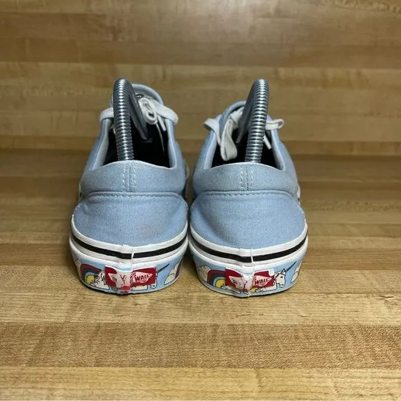 Vans Ultracush Light Blue Unicorn rainbow Shoes Style 95 Model 721278 M8 W9.5