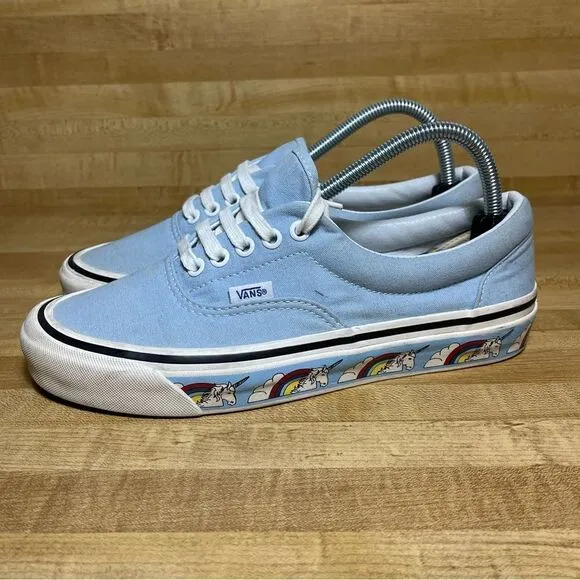 Vans Ultracush Light Blue Unicorn rainbow Shoes Style 95 Model 721278 M8 W9.5
