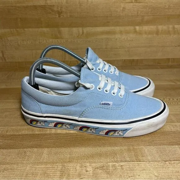 Vans Ultracush Light Blue Unicorn rainbow Shoes Style 95 Model 721278 M8 W9.5