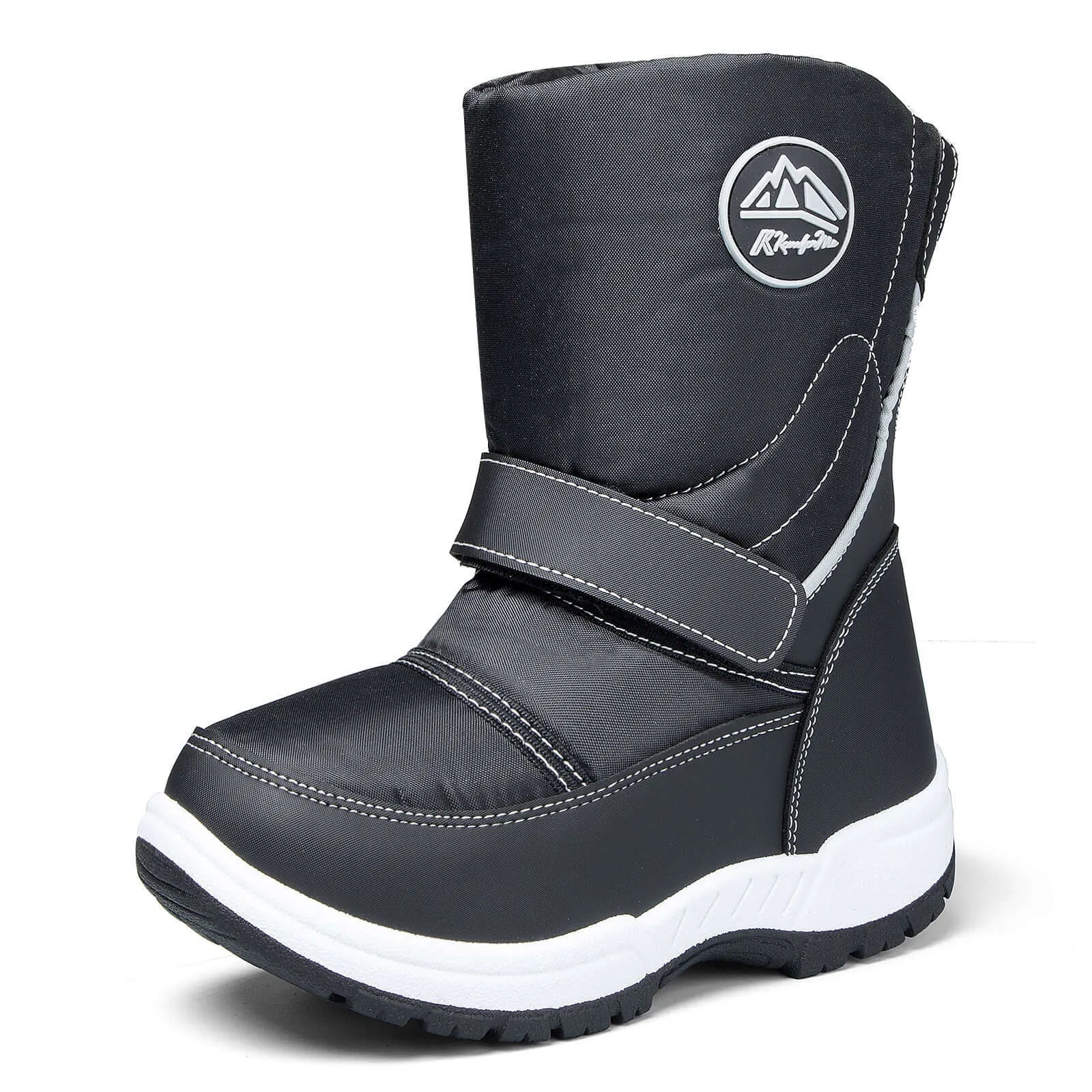 Velcro Side Zipper Outdoor Waterproof Snow Boots