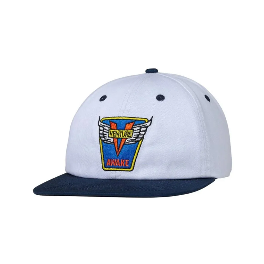 VENTURE EMBLEM SNAPBACK - WHITE