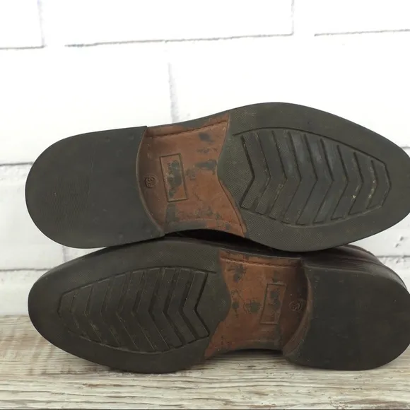 Venturini sz 9.5 brown leather lace up derby