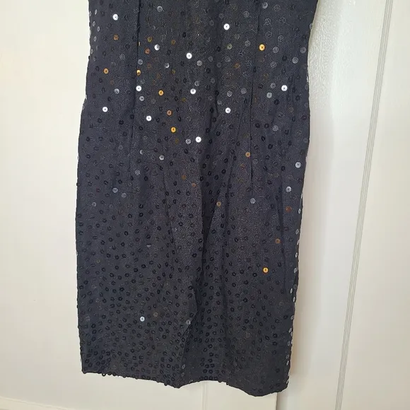 Vintage Jessica McClintock Gunne Sax 90s Sequin Slip Dress