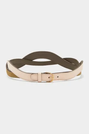 Wave Belt in Beech Colorblock