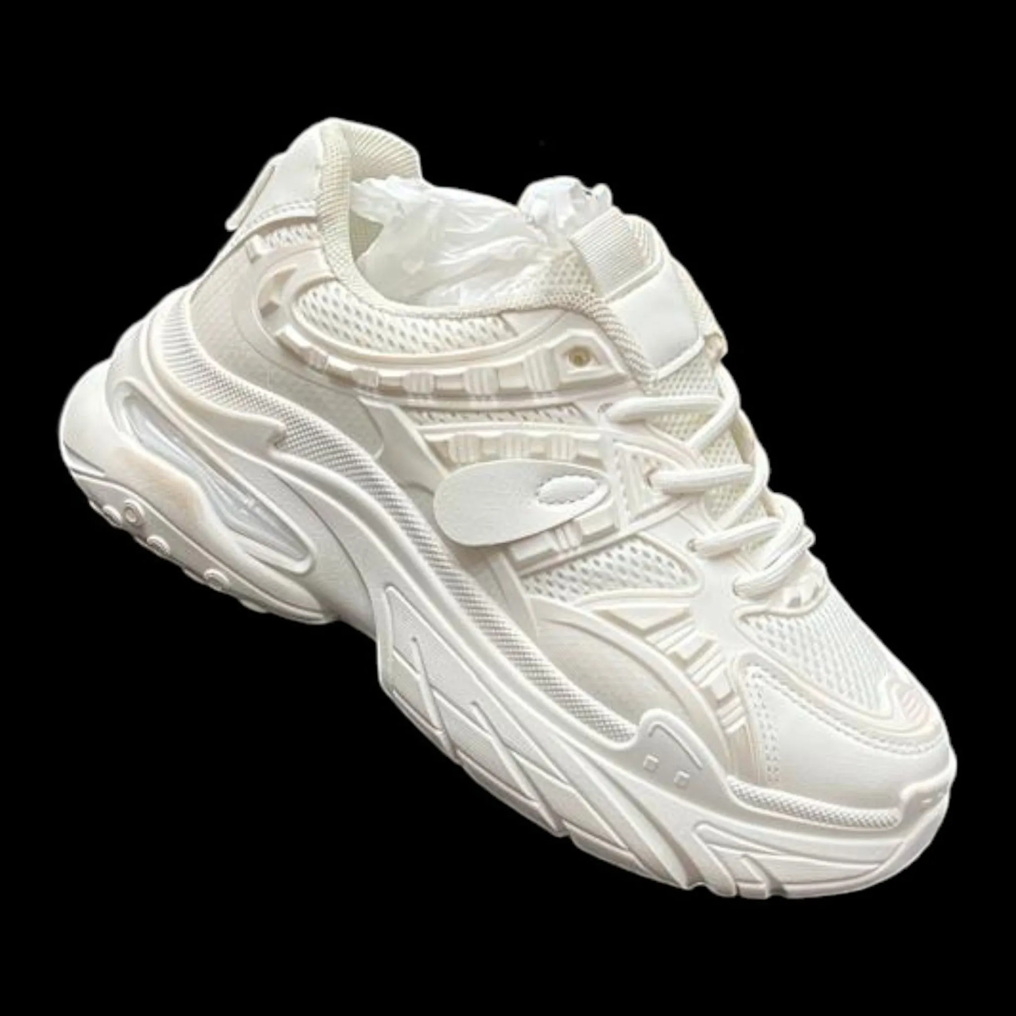White chunky shoes