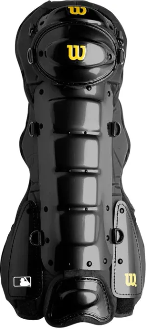 Wilson Pro Gold™ 2 Umpire Leg Guards - Black