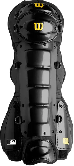 Wilson Pro Gold™ 2 Umpire Leg Guards - Black