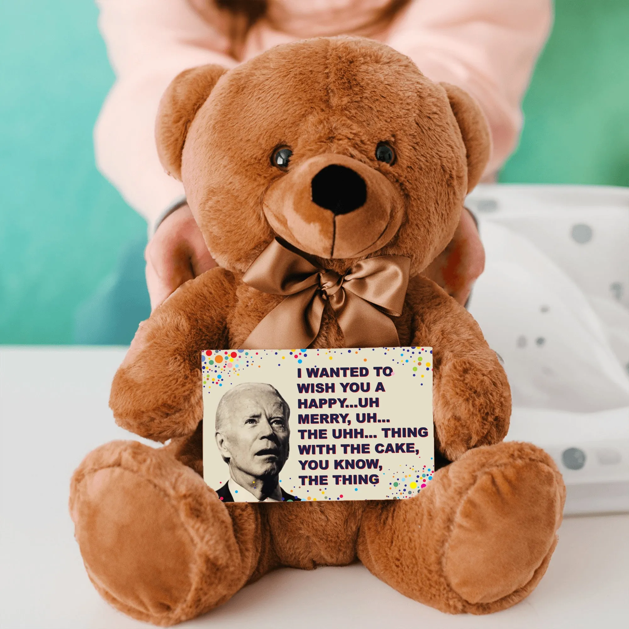 Wish You That Thing Teddy Bear with Message Card, PRICE INCLUDES FREE SHIPPING