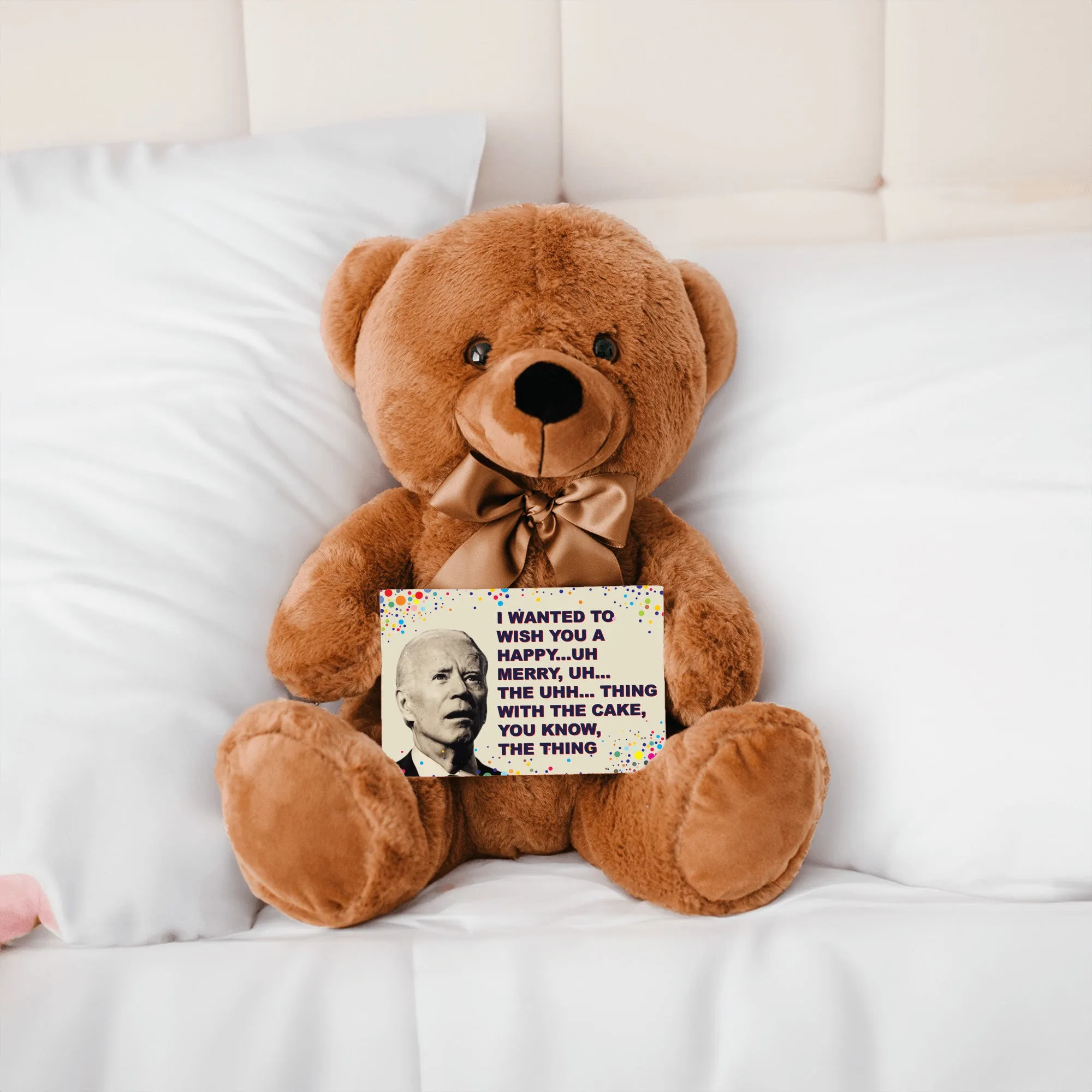 Wish You That Thing Teddy Bear with Message Card, PRICE INCLUDES FREE SHIPPING