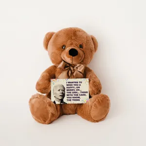Wish You That Thing Teddy Bear with Message Card, PRICE INCLUDES FREE SHIPPING