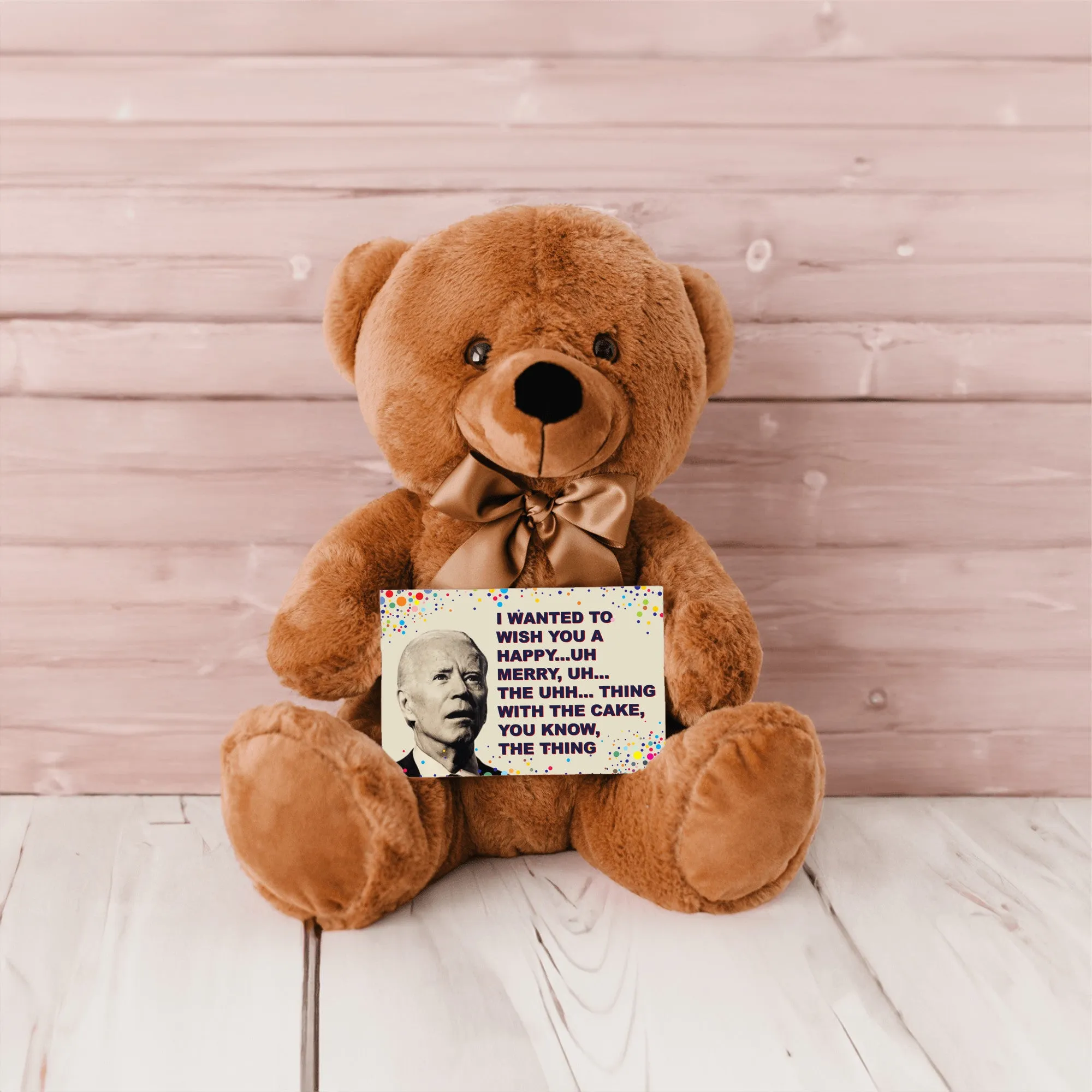 Wish You That Thing Teddy Bear with Message Card, PRICE INCLUDES FREE SHIPPING