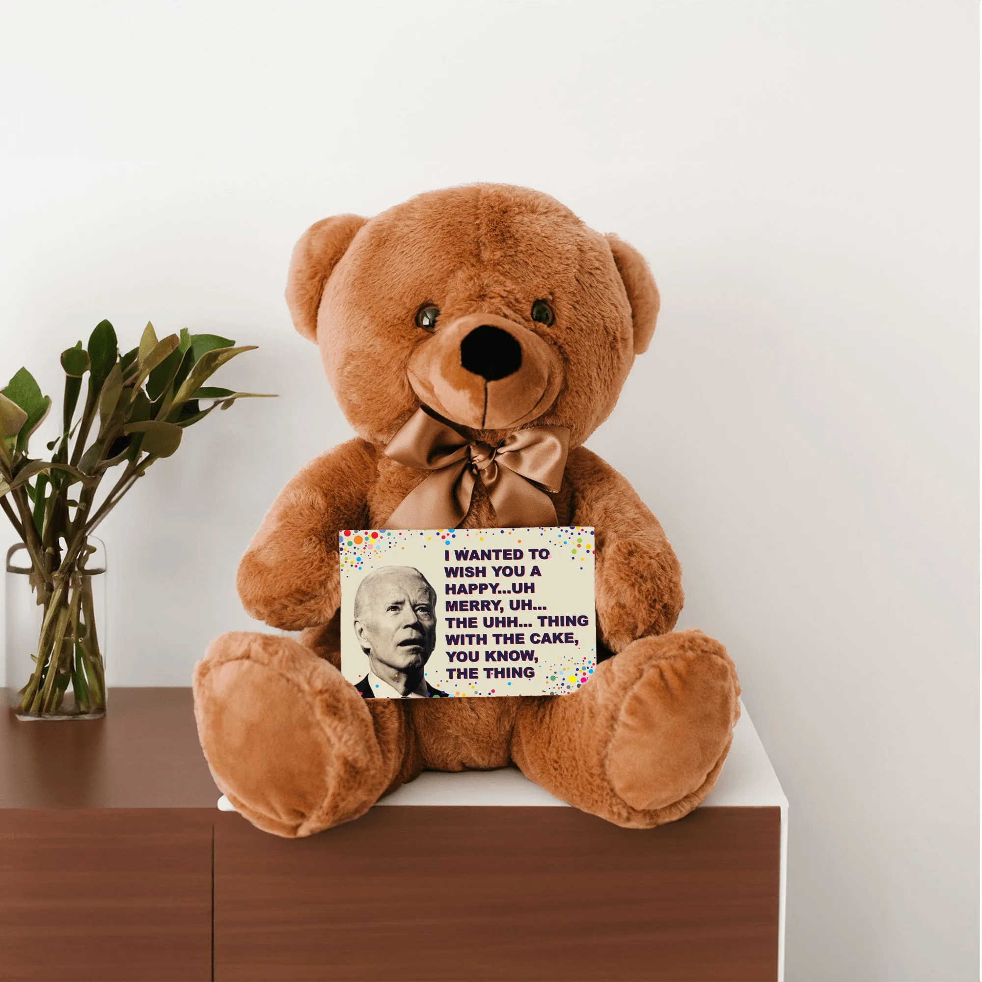 Wish You That Thing Teddy Bear with Message Card, PRICE INCLUDES FREE SHIPPING