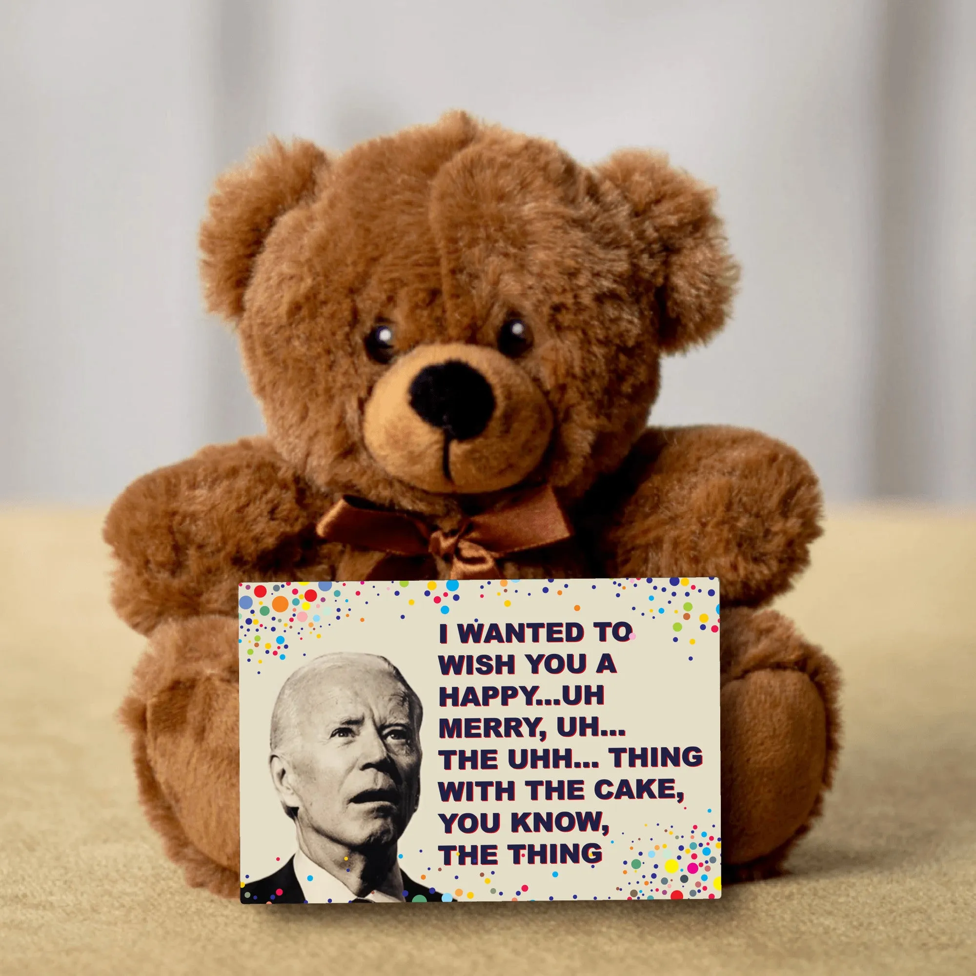 Wish You That Thing Teddy Bear with Message Card, PRICE INCLUDES FREE SHIPPING