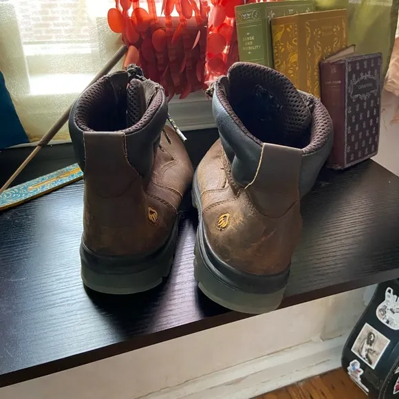 Wolverine carbon toe waterproof leather work boots
