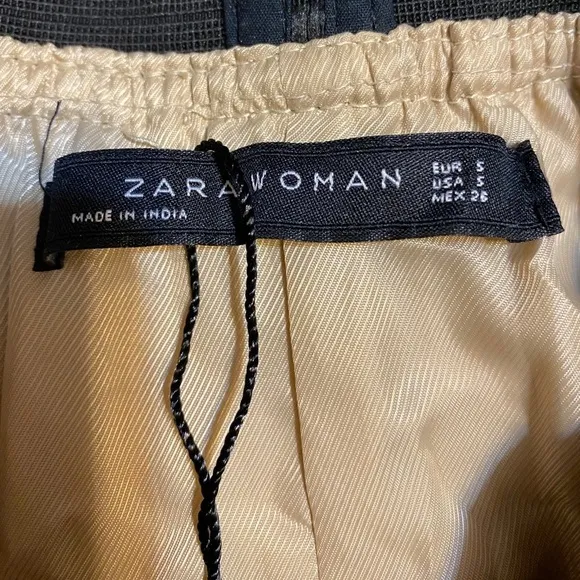 “ZARA” Pleated Lamb Leather Mini Skirt