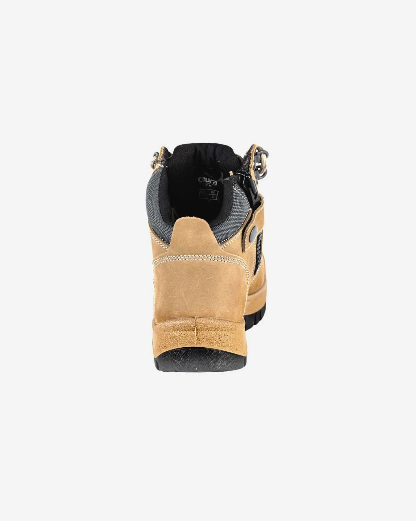 Zip Side Mid Cut Work Boots 8309