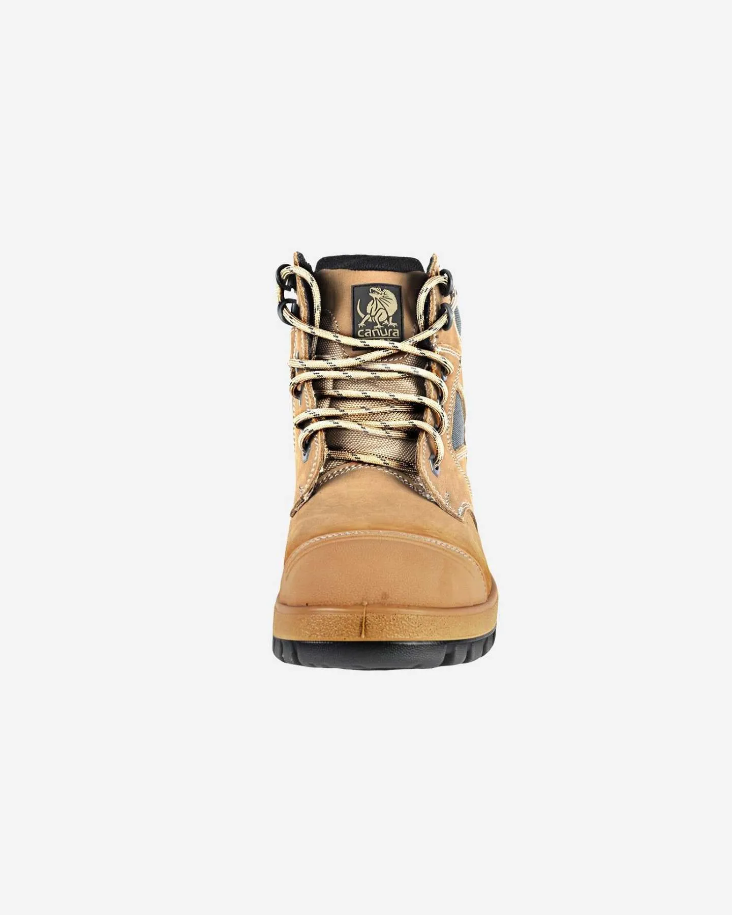 Zip Side Mid Cut Work Boots 8309
